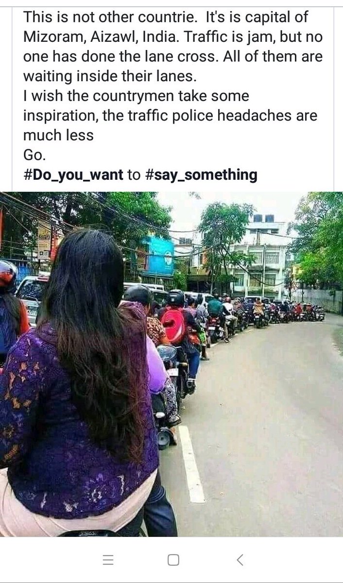 GSREDDY20's tweet photo. Hats off to Mizoram people. Can we see this in Hyderabad in life time?  Dirty vote politics..... https://t.co/GcqOxgu15P