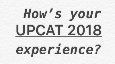 STEbatch2's tweet photo. Hey Batch 2! Kumusta naman ang #UPCAT2018?

Let us know below! https://t.co/qKm90QouTf
