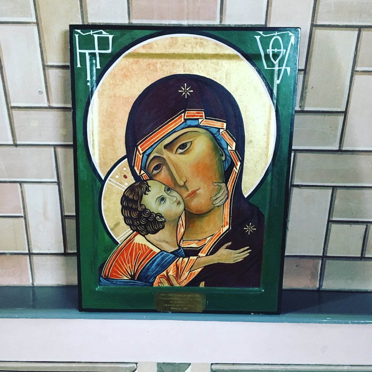 Today’s #islandmemory is an #icon from inside the #italianchapel in #orkney The whole place was made from junk and rubbish by the #Italian POWs during WW2. Quite remarkable. #orkneyisles #northernisles #islands #scottishislands #scotland