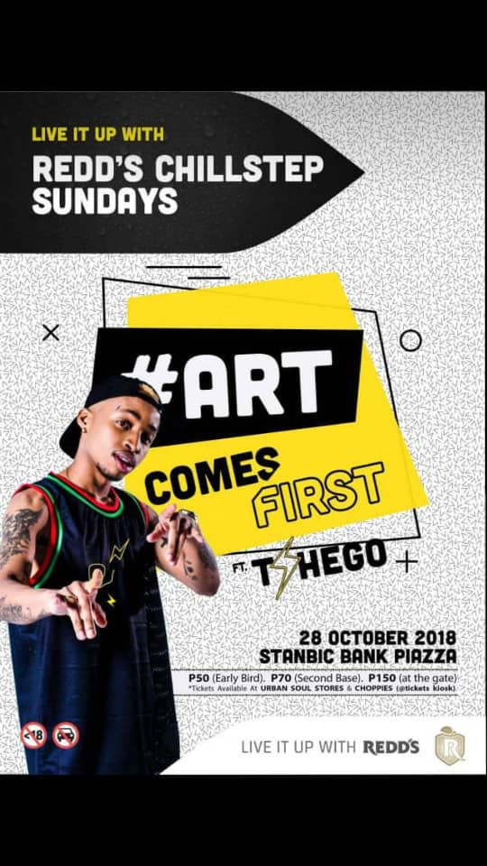 DeeBondFME's tweet photo. Quick message, you can't miss today's #ReddsChillstepSundays
#ARTCOMESFIRST 🎨
P100 at the gate Before 6pm (P150 after 6pm)
@thapartypapi
@Casper_thedj
@DodomaniaB FME
@Piet_TheDj FME
@JoziStraight_Dj FME
@DJScratchBW
#deelow https://t.co/hEc1quln3c