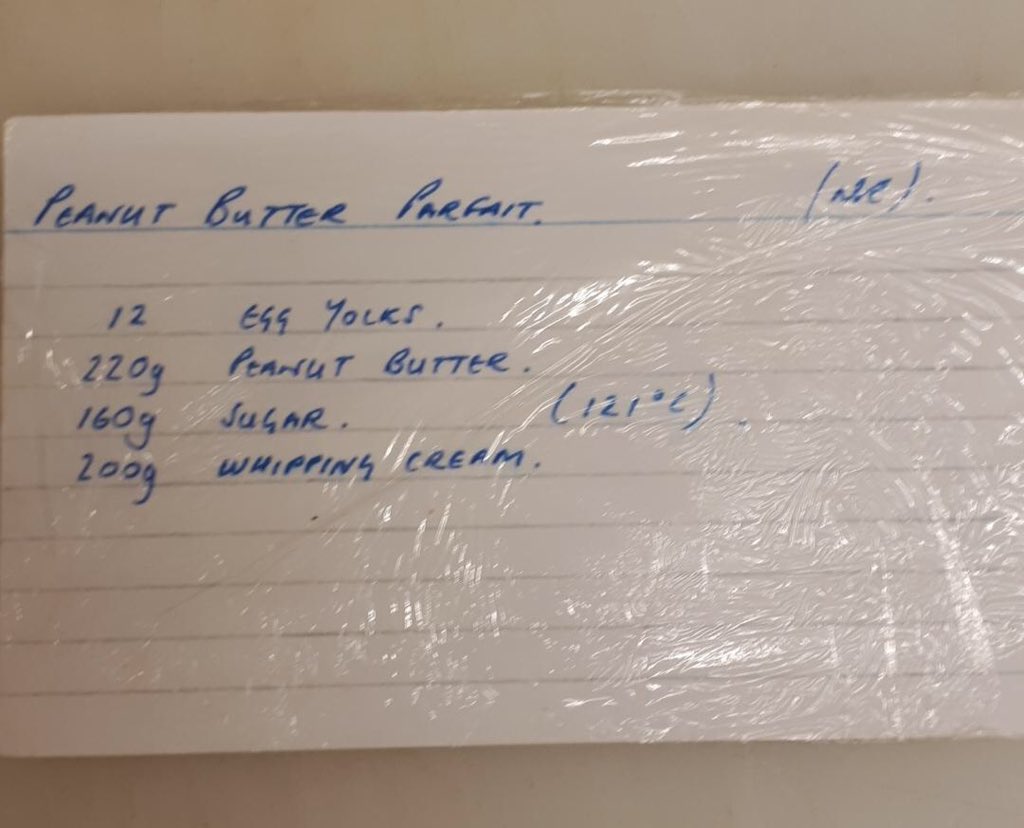 pastryharry's tweet photo. @chefnick Hope that's the recipe you were after mister in all its glory and been looked after well !! All is good with me and congratulations on your anniversary too mr and hope things well with yourselves  and the less I say about the football yesterday the better eh haha https://t.co/n4jvFbsNqh