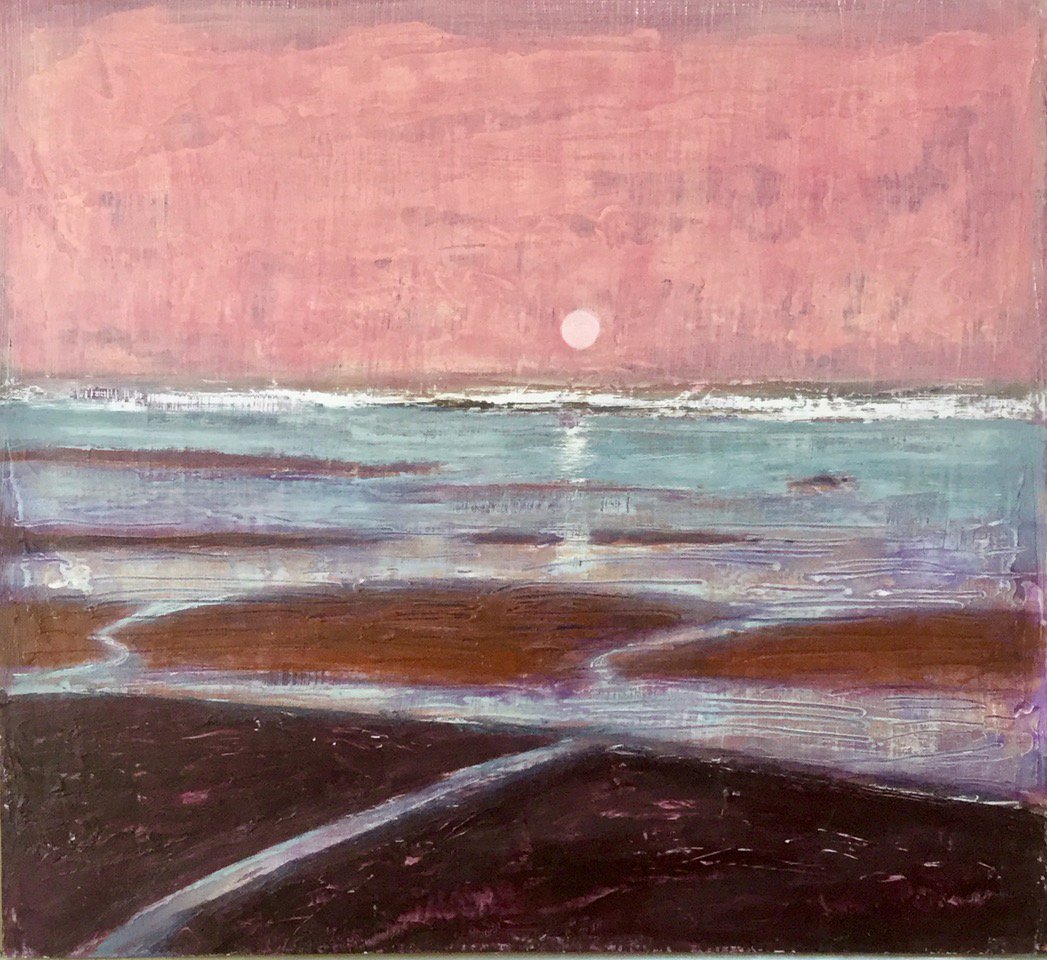 FidraFineArt's tweet photo. Drop in if you are out and about in #EastLothian. #SimonLaurie, #JockMacInnes & #AstridTrügg. Open today until 5.
Jock MacInnes RGI - Low Tide, Evening, Acrylic on Gesso Board, 22x24 inches https://t.co/Gow4X39L3A