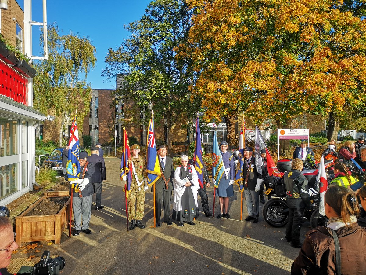 Wrexham Air Cadets (@2279wrexham) on Twitter photo Photos from today's poppy appeal launch in <a href="/wrexhamcbc/">Wrexham Council</a>. Cdt Sgt Warwick-Jones carried the squadron banner, meanwhile Plt Off Cawsey, L/Cpl Higgins, Cdt FS Heard-Edwards and Cdt Cpl Capper joined the parade and service at the cenotaph.
Interested? Email 2279@aircadets.org Photos from today's poppy appeal launch in <a href="/wrexhamcbc/">Wrexham Council</a>. Cdt Sgt Warwick-Jones carried the squadron banner, meanwhile Plt Off Cawsey, L/Cpl Higgins, Cdt FS Heard-Edwards and Cdt Cpl Capper joined the parade and service at the cenotaph.
Interested? Email 2279@aircadets.org