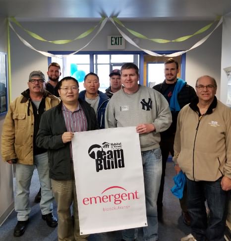 EmergentWeGo's tweet photo. Building communities builds teams and hope. Emergent Bayview and Camden supporting @HFHCReStore mission to provide affordable housing to those in need. #eGIVE https://t.co/CIXtSSKjeu