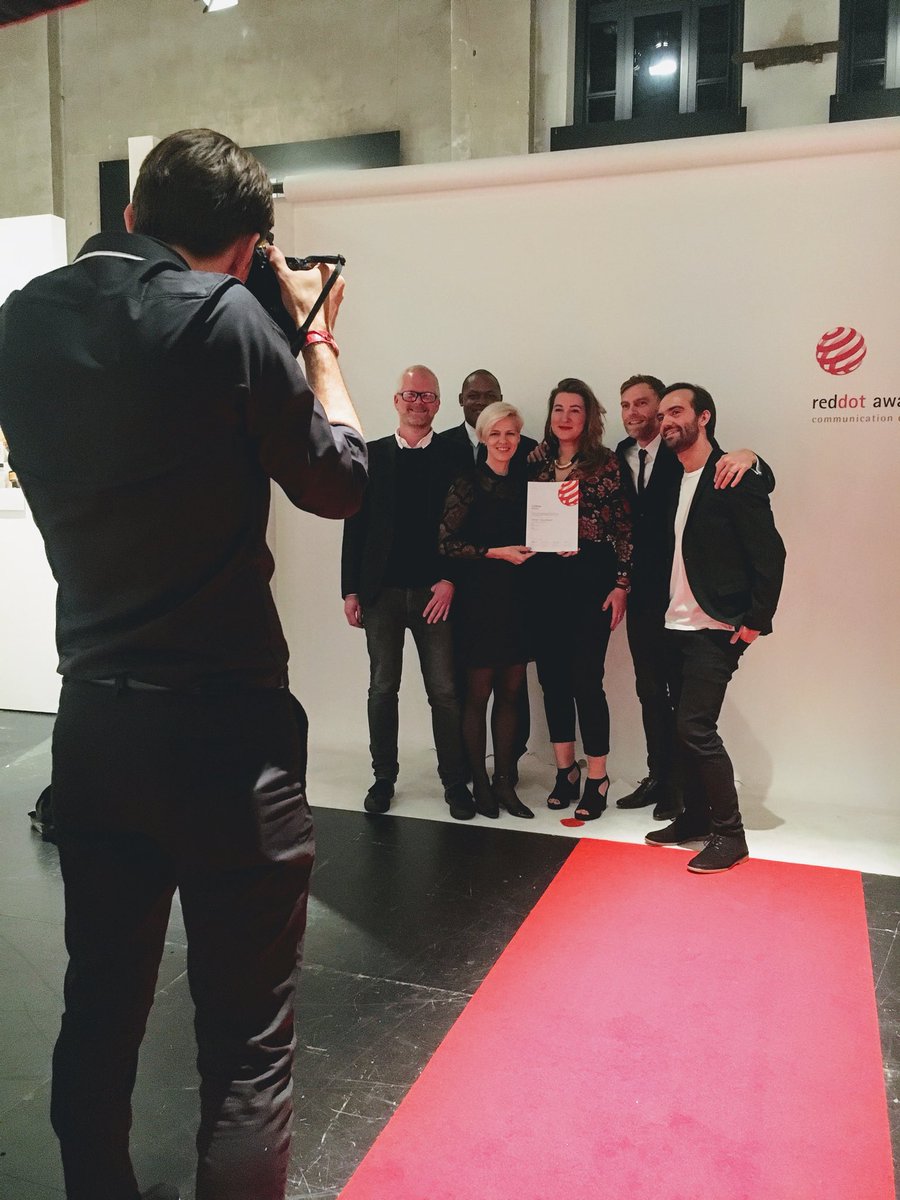 Happy friday night in Berlin with <a href="/nykredit/">Nykredit</a> and <a href="/Designit/">Designit</a> celebrating the Red Dot Award for the Nykredit CVI refresh ✨