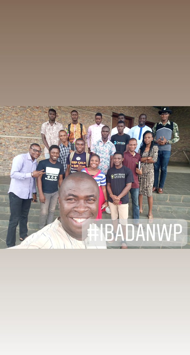 IbadanWP's tweet photo. Ibadan WordPress Meetup for this month. 
We networked, play games, share, advice and trained. 
At the October edition of Ibadan WordPress meet-up we shared ideas and after that we had a hands on training on e-commerce 
Ibadan WordPress Meet-up
#IamBezaleel https://t.co/0anQvxLoNP https://t.co/VhHwMmUSse