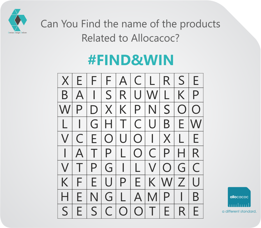 AllocacocIndia's tweet photo. The Last #FindandWin Contest Of The Month Is Here!!
Give your answers in the comment section below and get gifts. Hurry Up!
Also, do not forget to tag your friends.
#allocacocindia #adifferentstandard #lastcontest #contestalert #findandwin https://t.co/zkfmpdPspE