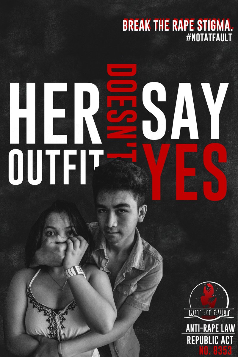 FaultNotFound's tweet photo. HER OUTFIT DOESN'T SAY YES! LET US BREAK THE RAPE STIGMA!
#NotAtFault #BreakTheRapeStigma https://t.co/UZJq8MliQM
