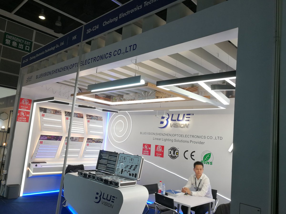 BLUEVISIONLED's tweet image. Hongkong Lighting Fair is ongoing, welcome friends to visit us!

Bluevision, Linear Lighting Solutions Provider!
