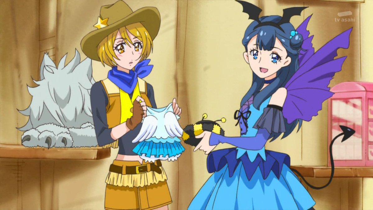 肉まん プリキュアのハロウィン仮装がキュアぱずの 4衣装みたいだ と感想があって改めて見たらキュアぱずの 4衣装すぎて駄目だった