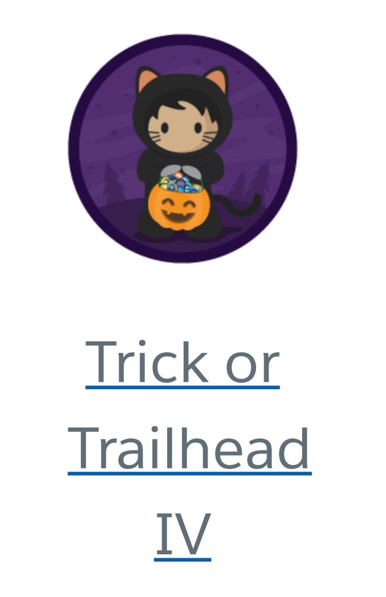Last year I began my #Salesforce adventure with my first badges which were the Salesforce platform Basics and the #TrickOrTrailhead. I'm now 2x certified and on my way to be a triple ranger ! Thank you so much <a href="/trailhead/">Trailhead</a> !