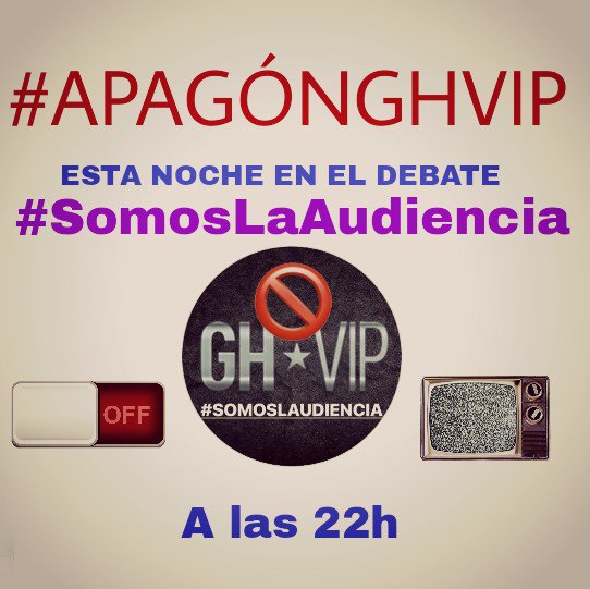 freepotota's tweet photo. Esta noche vamos a bajarles la audiencia del programa, les daremos donde mas les duele, igual que nos hicieron ellos a nosotros. Ya esta bien de manipularnos y protejer a los favoritos!!!
APAGÓN A LAS 22H
#SomosLaAudiencia28O #APAGÓNGHVIP #GHVIP28O #GHVIP #GHVIPdebate7 https://t.co/RZTSOznShP