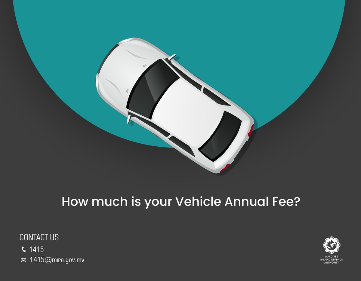 MIRAmaldives's tweet photo. Easily view your outstanding Vehicle Annual Fees, Parking Violations and Traffic Violations and make payments online via our very user friendly portal VaaruPay! No prior registration is required -
https://t.co/d7QexHmYeO https://t.co/mHeqSllpIo
