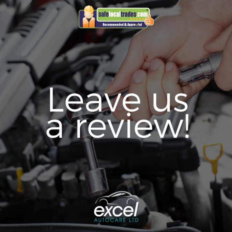 VehicleRepairer's tweet photo. Don't forget to leave us a review if you've used our service this week! We'd love to hear from you! 👍 #ExcelAutocare #LocalBusiness #Yaxley https://t.co/SD1tTS2BF5