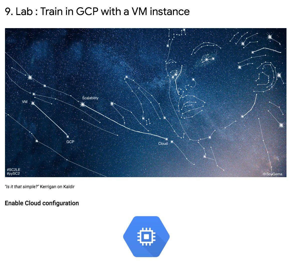 SoyGema's tweet photo. CodeLab Ready ! From getting to know the API to train your first Deep Reinforcement Learning Agent in the Cloud using #SC2LE and #pysc2 .
Thanks @mattfgl @iolalla @Neurotic @abdonrd @flipper83 , and SC2AI com for the help&support ! https://t.co/cgxZtOZkz7 https://t.co/5eol3VR5HY