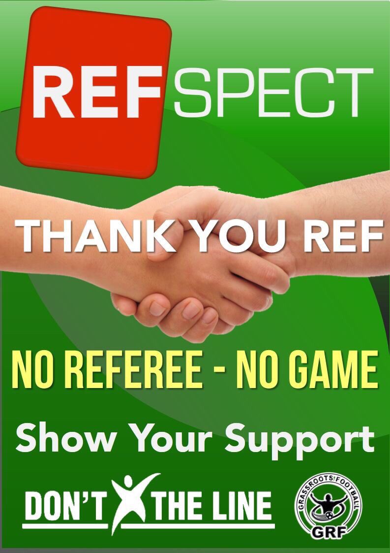 Lostock_HallJFC's tweet photo. Please remember, this and every weekend...
#NoRefNoGame #DontXTheLine
#ReFspect #ThankYouRef https://t.co/ui1bdAJewh