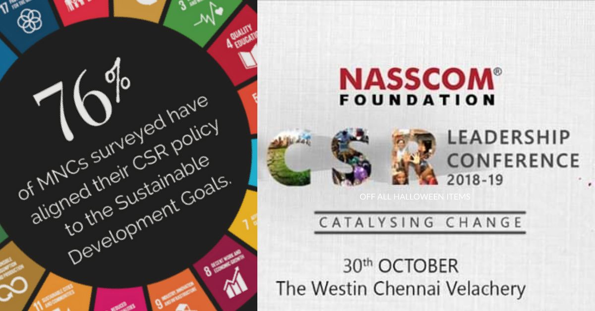 nasscomfdn's tweet photo. '76% of #MNCs surveyed have aligned their #CSR policy to #SDGs'. Want to know about more and latest #CSR trends in #India? Register now for #NFCLC Chennai : https://t.co/tRDKalvj6I. A #ShoutOut to #CSR and #NGO leads!!! https://t.co/BxYJ5QZ0s3