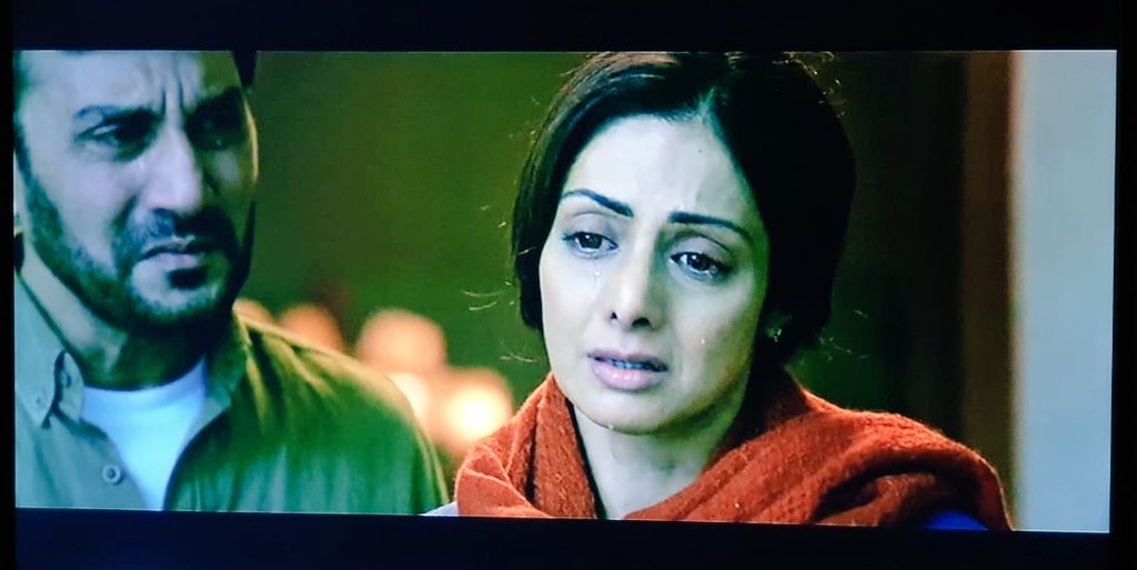 Watching @MomTheMovie for the 2nd time on Netflix! Incredible performances by @SrideviBKapoor @Iamsajalali #adnansidduiqi  & @Nawazuddin_S. Truly a powerful ensemble from Pakistan and India.  Wish to see more film collaborations like this.  Hats off to @raviudyawar! #Sridevi