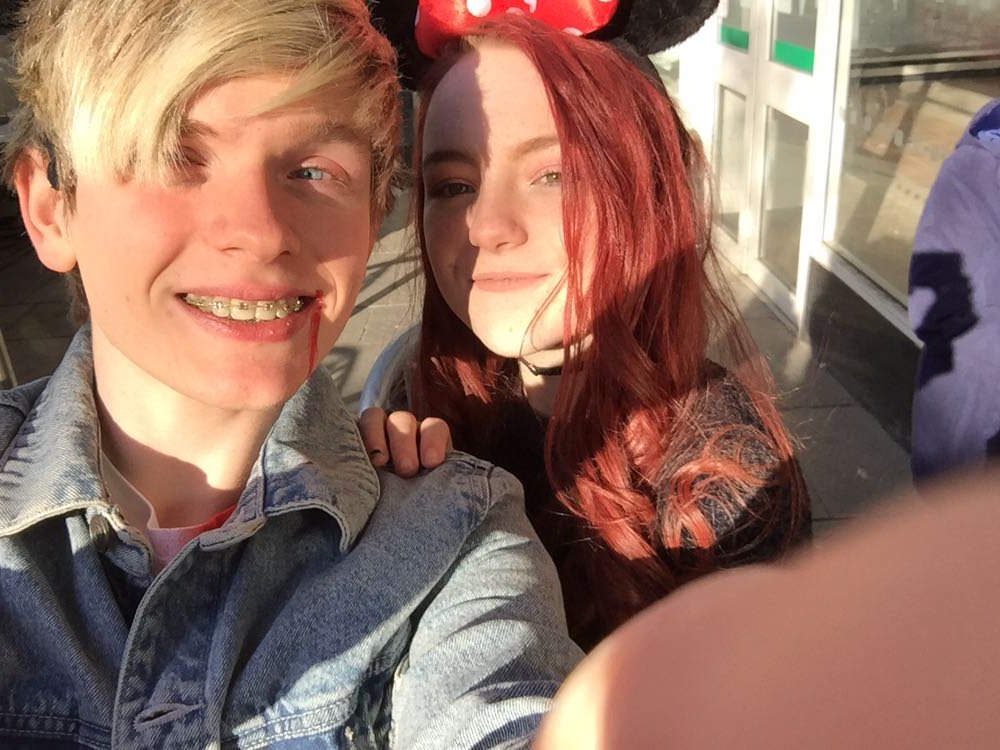 JulietJonesyy's tweet image. At my happiest 🖤❤️