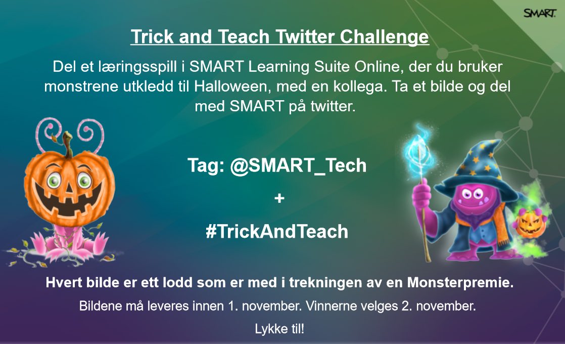 Smartskole.no tweet media