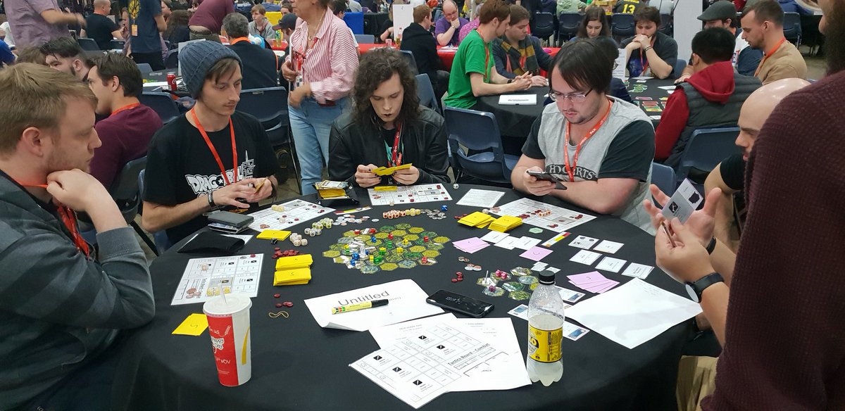 Rumgames1's tweet photo. Thanks again to all the people who helped playtest our Untitled Battle Royale Boardgame @PAXAus and a big thanks to #PAXCollaboratory for giving us the opportunity. We will take onboard everyone's feedback and hopefully bring an improved prototype to the next one! https://t.co/RzAY9JFi0C