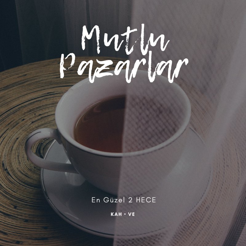 2hececom's tweet photo. En Güzel 2 HECE?
#pazar #sunday #kahve #coffee https://t.co/X6Y0V6iEsU
