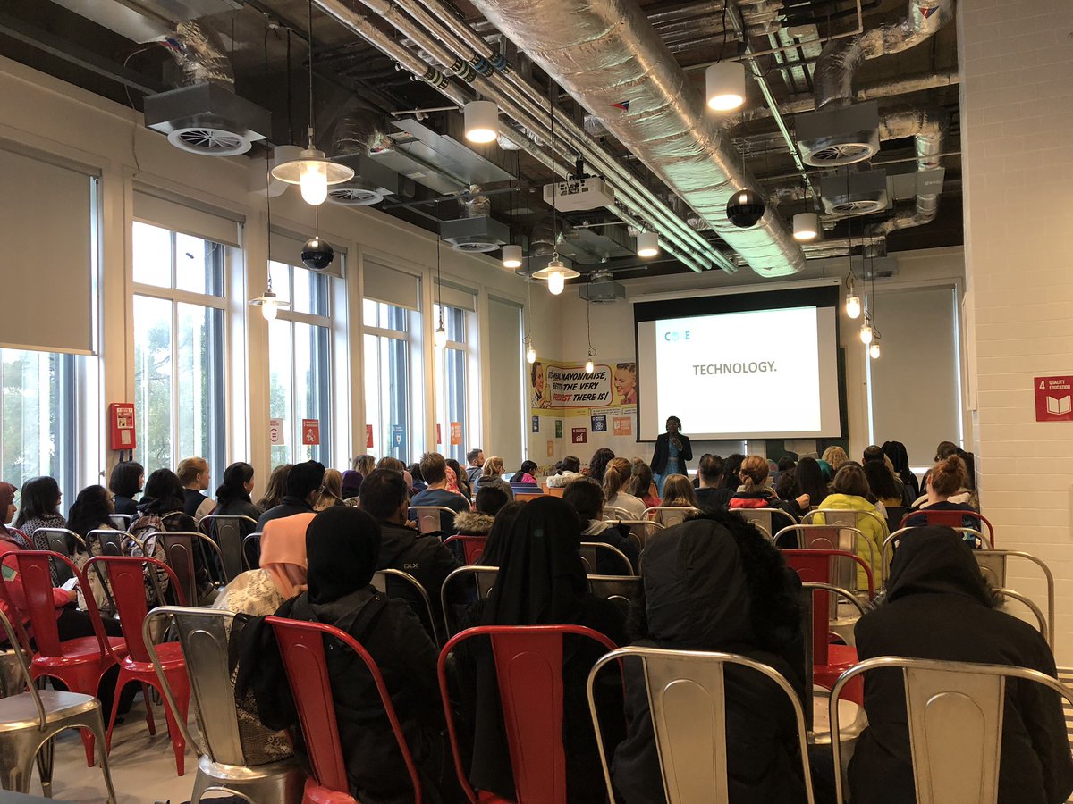 JayneM00re's tweet photo. Inspiration on day 2
Of @i_amthecode with the force of nature that is @mjamme in #kingston  inspiring young women to@own their own power #UN #SDG https://t.co/gZxIJMrywa
