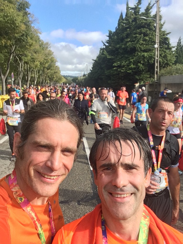 sebastienmaria1's tweet photo. Et voilà super course entre frères = 1h37 de bonheur #ForceOrange #MarseilleCassis 2018 #AvecLaCfdt https://t.co/M3Uz17jGf0