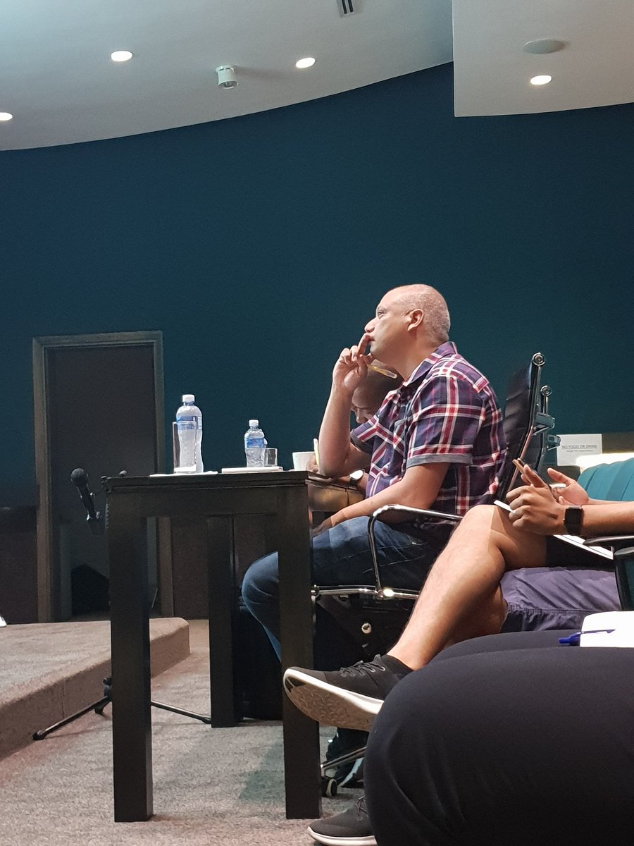 mytransport's tweet photo. Final presentations at the #HackETC Hackathon. Judges listening intently to participant's mobility solutions. @SANRAL_za @etollFacts https://t.co/JwuZtHEfSS