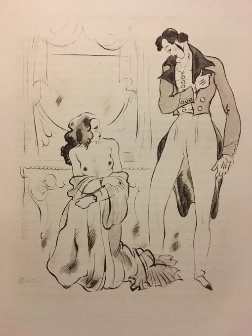 Charles Martin, illustrations pour Alfred de Musset, « La Confession d'un enfant du siècle », 1929 