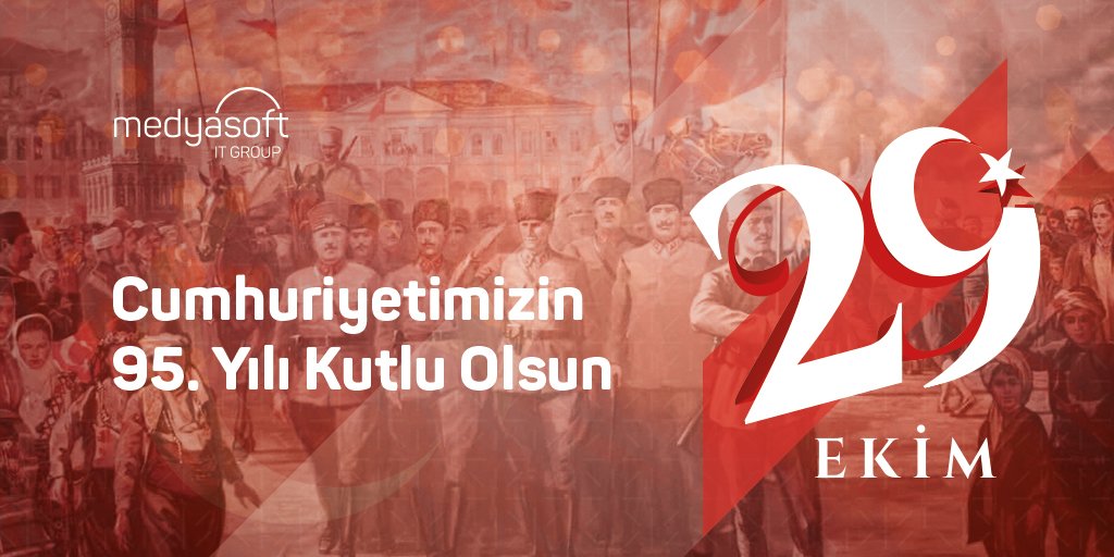 Cumhuriyetimizin 95. Yılı Kutlu Olsun! #29Ekim #CumhuriyetBayramı