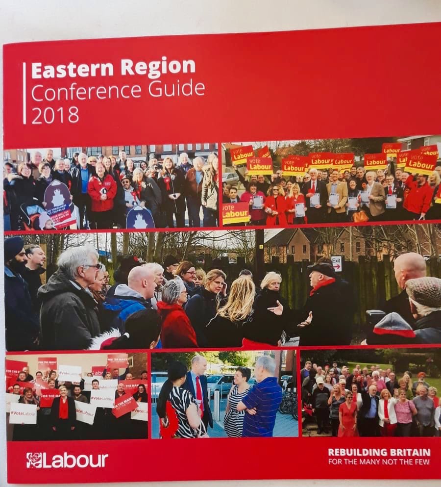 AshleyDalton_MP's tweet photo. So proud to feature in this weekend’s @EofELabour #LabEast18 conference guide. Hope delegates had a great conference. https://t.co/f8LFhd6Vks