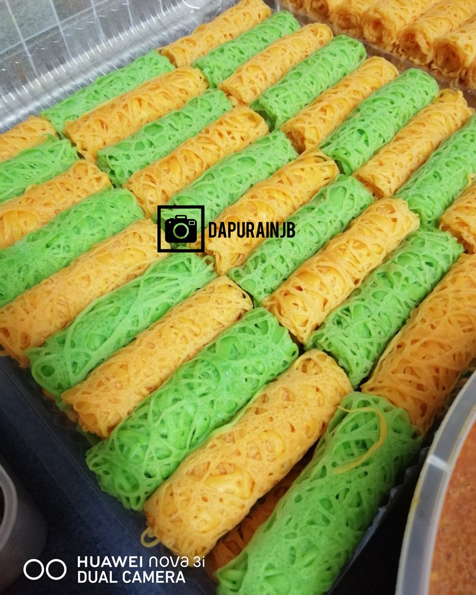 Resepi roti jala warna warni