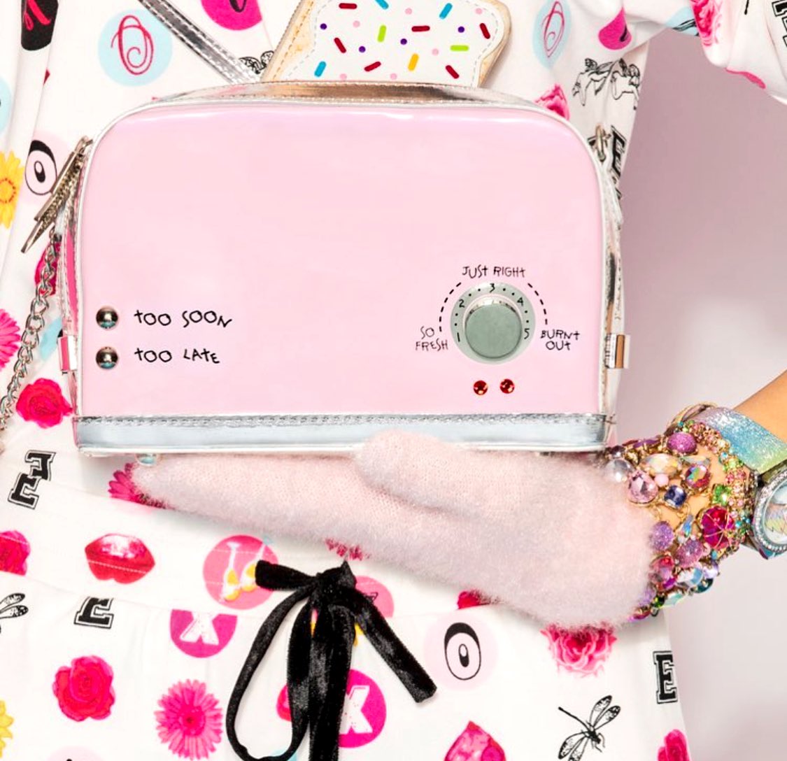 betsey johnson toaster bag