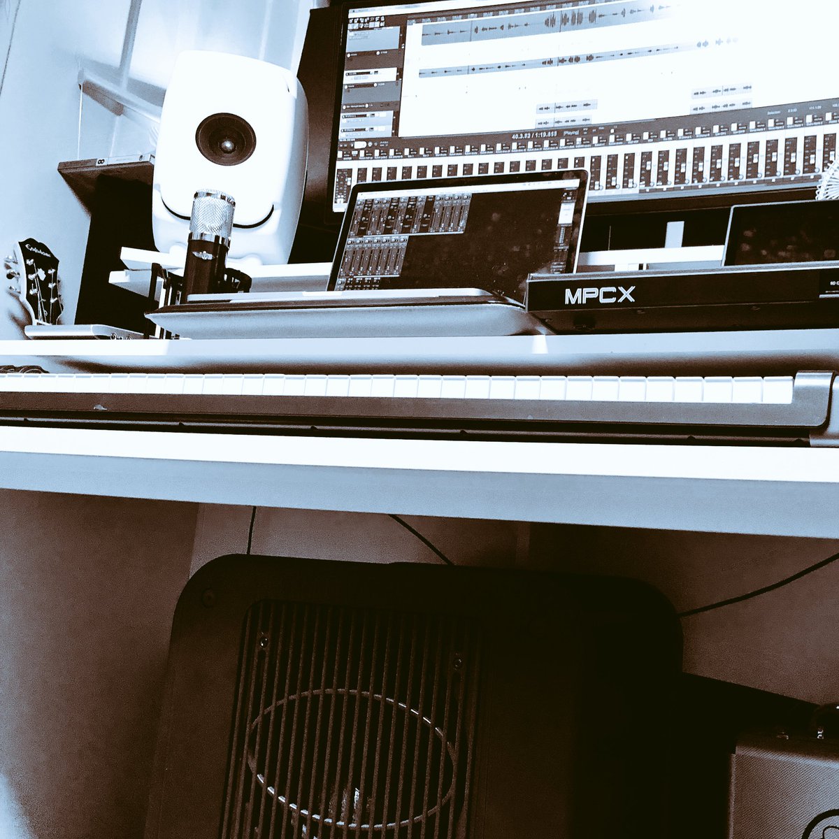 HeadlinerHub's tweet photo. How low can you go? Pretty low, it turns out, thanks to the addition of our @Genelec 7360 sub! 🎵🙏 #SundayMotivation https://t.co/la1AfLiO9H