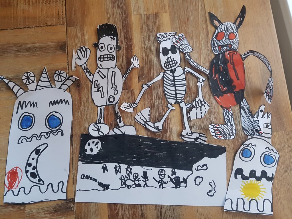 By Isaac, age 8. We'll be turning Isaac's awesome #illustrations onto a spooky animation #HALLOWEEN #familyfun #AnimationDay