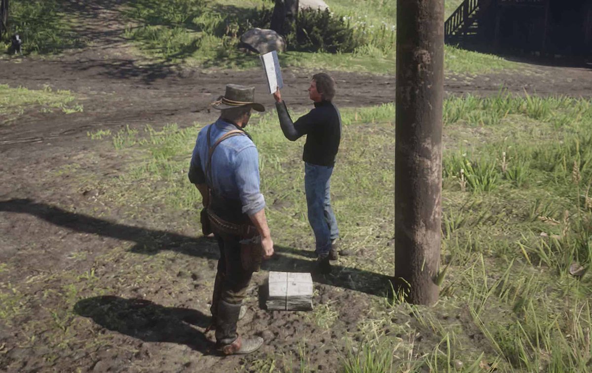 Welcome back to this ridiculous thread. I've been playing Red Dead Redemption 2 this weekend. Earlier today I encountered a newspaper vendor. You can probably guess where this is going...