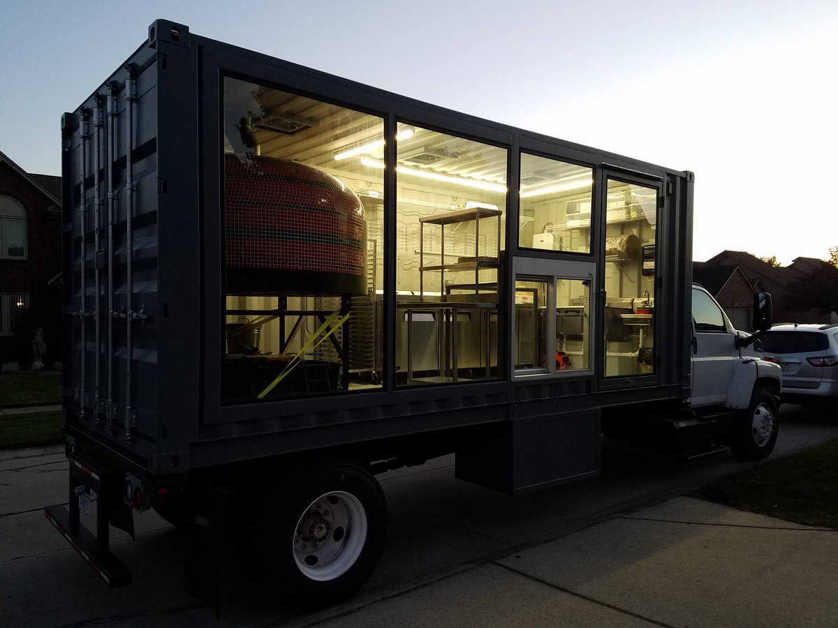 firedupmi's tweet photo. We will be at the Dequindre Cut on Woodbridge for #RawDetroit Halloween in the Cut today 5pm-8pm! Cone get some pizza from our new truck!! https://t.co/L5hgcIqom2