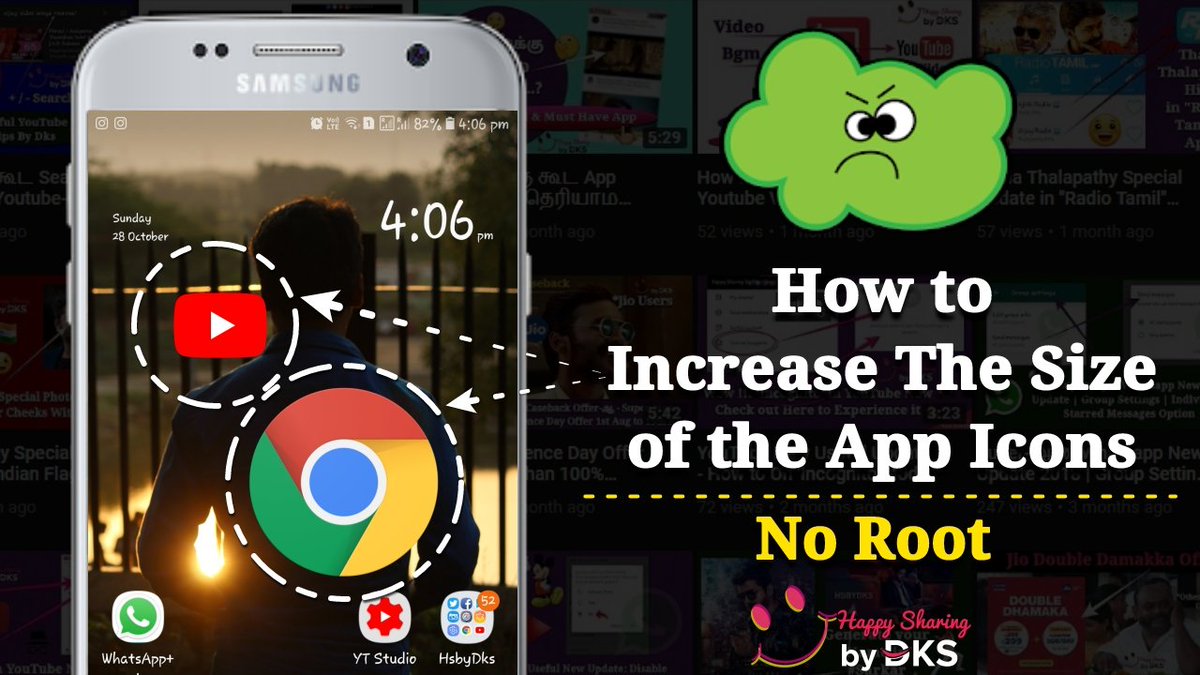 Dksview's tweet photo. 💥 #DksTechUpdate 💥
💥 Wow !!! Super app to increase the size of the App Icon in Android 👈 Easy to use Widget 😮
Watch here 👇https://t.co/oKFJI3PbwP
💥 #Giganticon #BigIcon #Android #Widget #DksTech #GiganticonBigIcon 💥 https://t.co/oPlVcEyFNS
