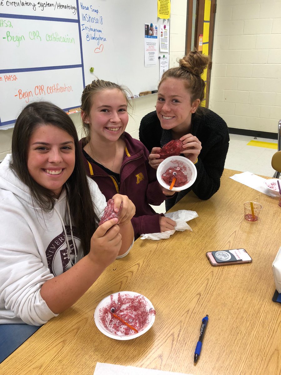 Jones_biomed's tweet photo. Honors Health Science 1 students creating “blood clot” slime! #nhcscte #laneycte https://t.co/0uzeeBZJla