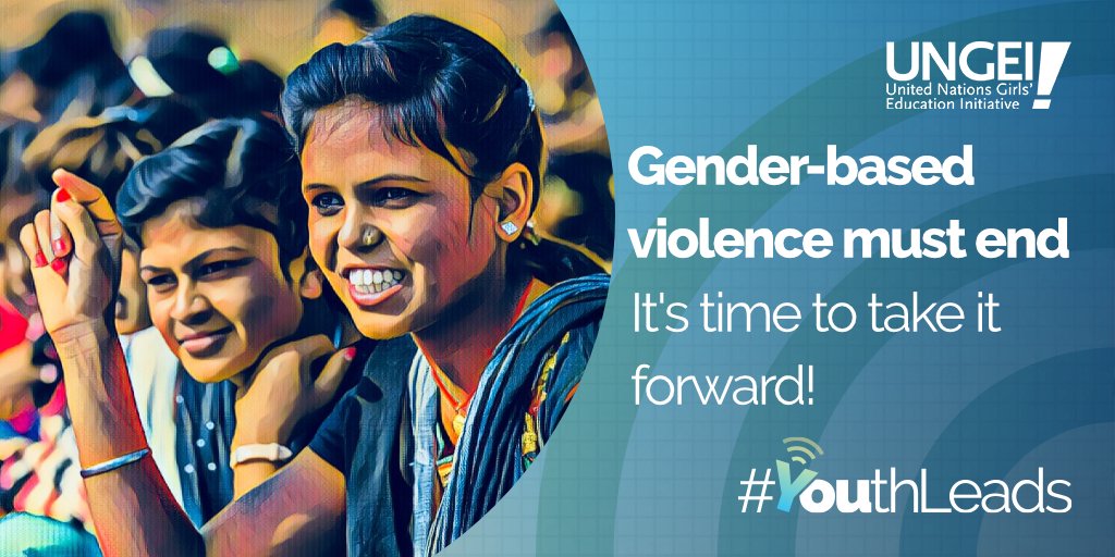 Young people are coming together across the world to tackle gender-based violence in and around their schools. If you believe in this cause:

1️⃣ Go to notmyschool.net  
2️⃣ Read the Call To Action
3️⃣ Sign!

#NotMySchool #YouthLeads