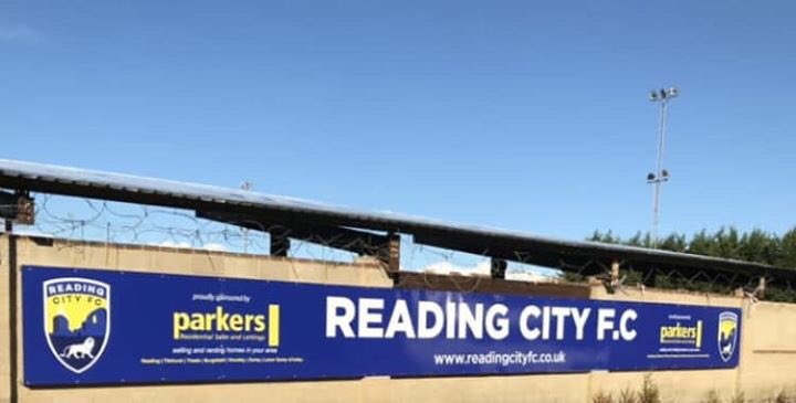 Parkers are the proud sponsors of <a href="/ReadingCityFC/">Reading City FC</a> The new sign is up at the ground and looks great. If you are thinking of selling or letting get in touch with the team today 🏡 0118 9575 455
