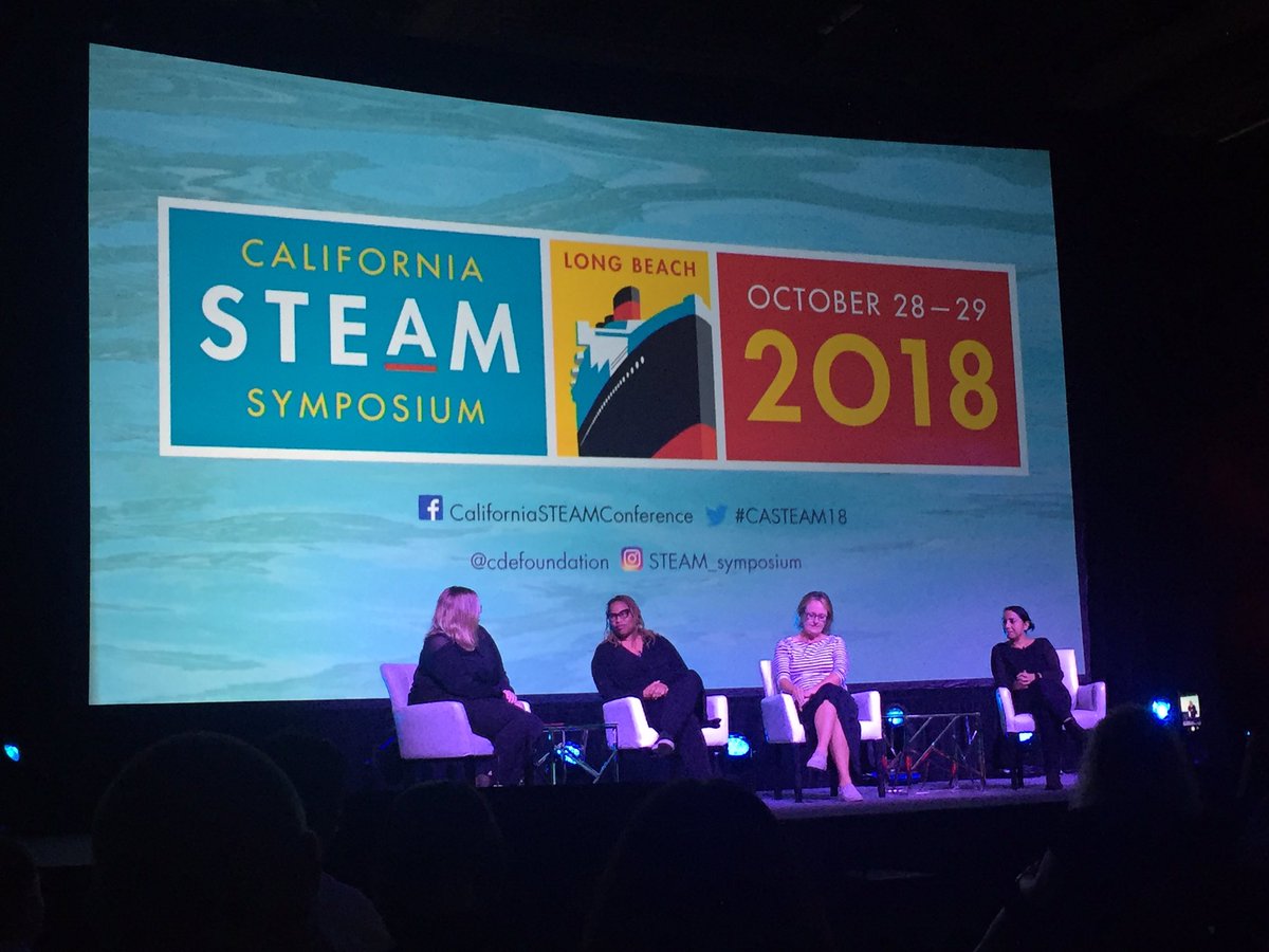 CoachMrsCiaccio's tweet photo. Powerful women in STEAM careers and writing!! #casteam2018 https://t.co/ggyx5L8R7t