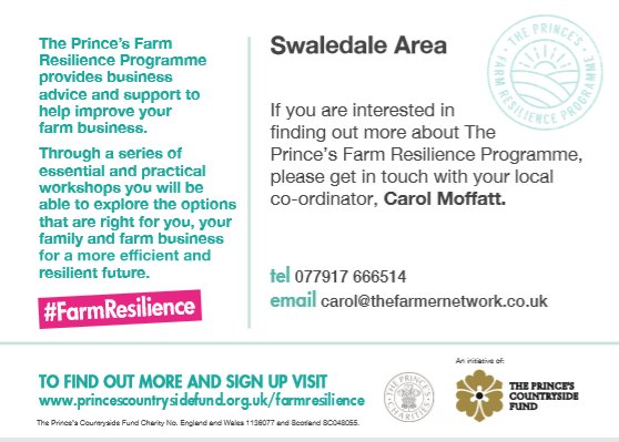 The Prince’s #FarmResilience Programme is offering group workshops on business planning, succession planning and change management post-Brexit. To learn more, please visit the <a href="/countrysidefund/">The Royal Countryside Fund</a> website: nfum.social/NmFm30lNW9L