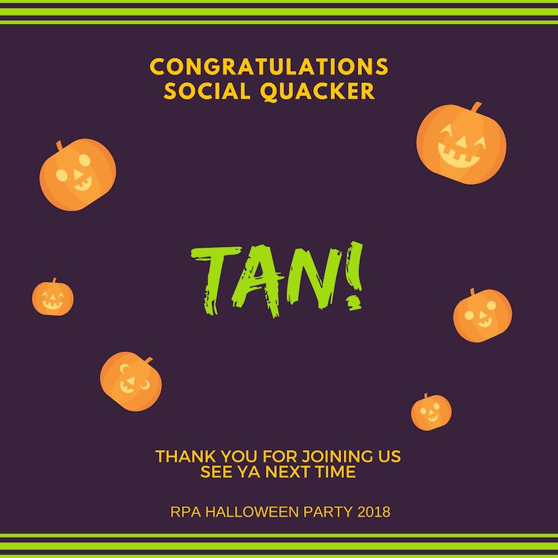 Rpartywithducks's tweet photo. Our next quacker quacked all night away and this quacker is named TAN https://t.co/kcizpKUddl