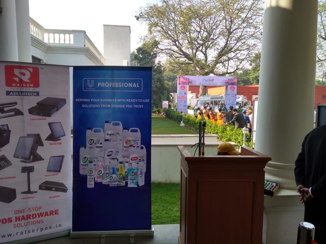 BuzilR's tweet photo. The #HPMF (#Hospitality Purchasing Manager's Forum) Annual Convention and Awards 2018 was a huge success at Taj Ganges, #Varanasi, with numerous enquiries and contacts.

#BuzilRossari #Professionals #HygieneExperts #Housekeeping #Products #CleaningSolutions #BRPL #India https://t.co/lIHPWHK2To