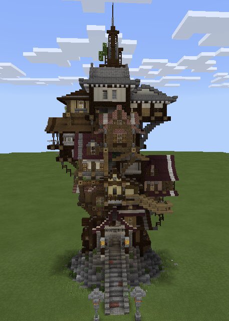 Minecraft建築コミュのtwitterイラスト検索結果 古い順