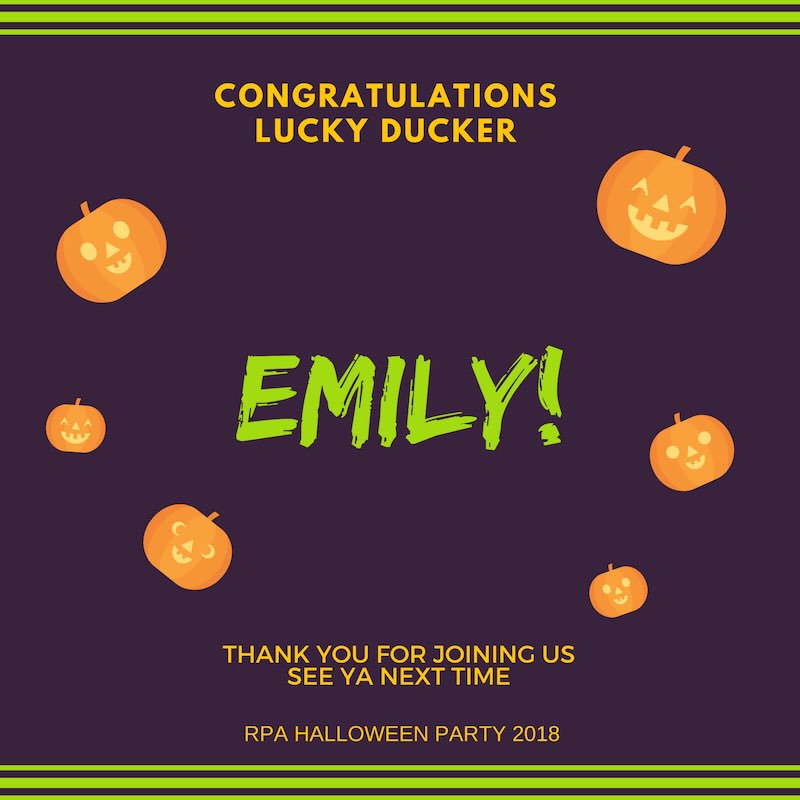 Rpartywithducks's tweet photo. Next lucky ducker drawn is our lovely EMILY (and BOB) https://t.co/NpuAyTqizF
