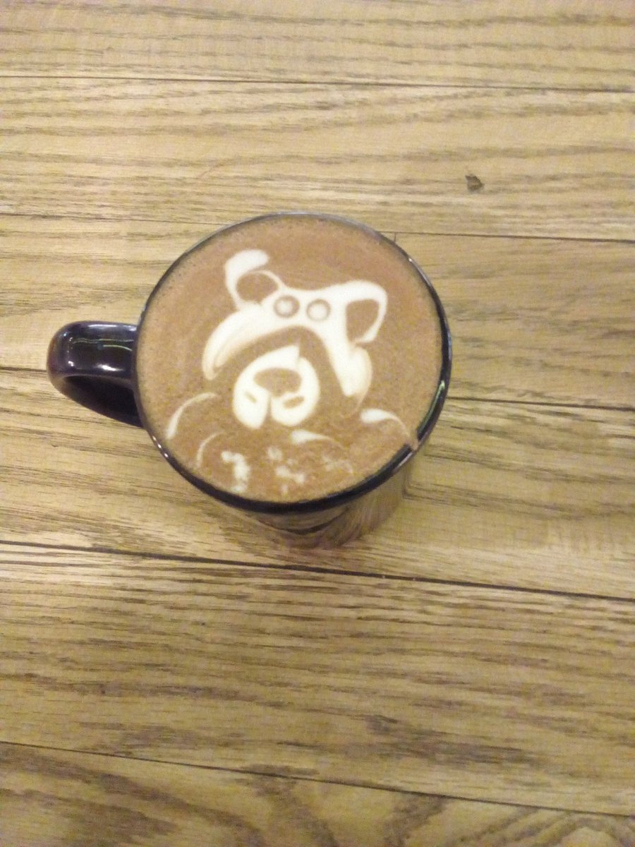 Let's enjoy coffee.. Jackson at EB Rosebank Seattle