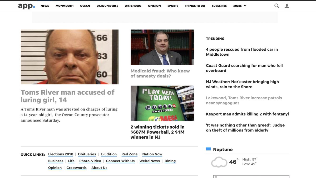shmulirosenberg's tweet photo. All major news outlets come together in unity against antisemitism... but one can't set aside the bias... @AsburyParkPress @sbarchenger @byMikeDavis These are screenshots from this morning at 8:00. #EnoughIsEnough #PittsburghStrong #Antisemitism #stopthepress https://t.co/Plh9Iqihka